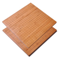 围棋中国象棋两用竹棋盘 47*44cm