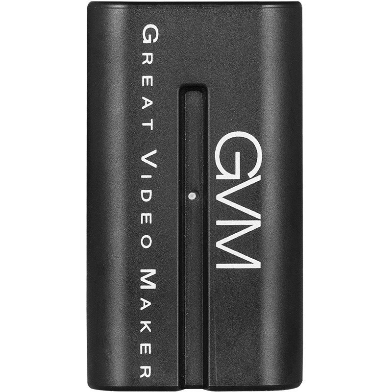 GVM 2个索尼NP-F750/770电池摄影灯补光灯扣板电池 电池+充电器