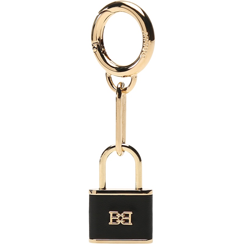 巴利 BALLY 女士金属/皮质锁形挂饰吊饰B CHAIN LOCK