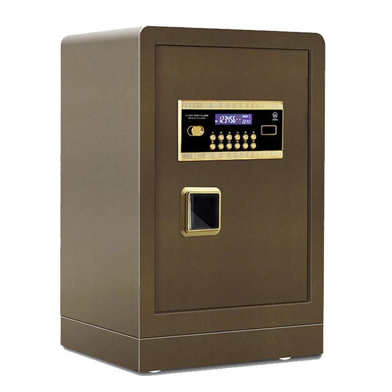 榭邦 品质保险柜办公柜文件柜 保险柜 密码柜家用保险箱80cm保险柜 古铜色指纹