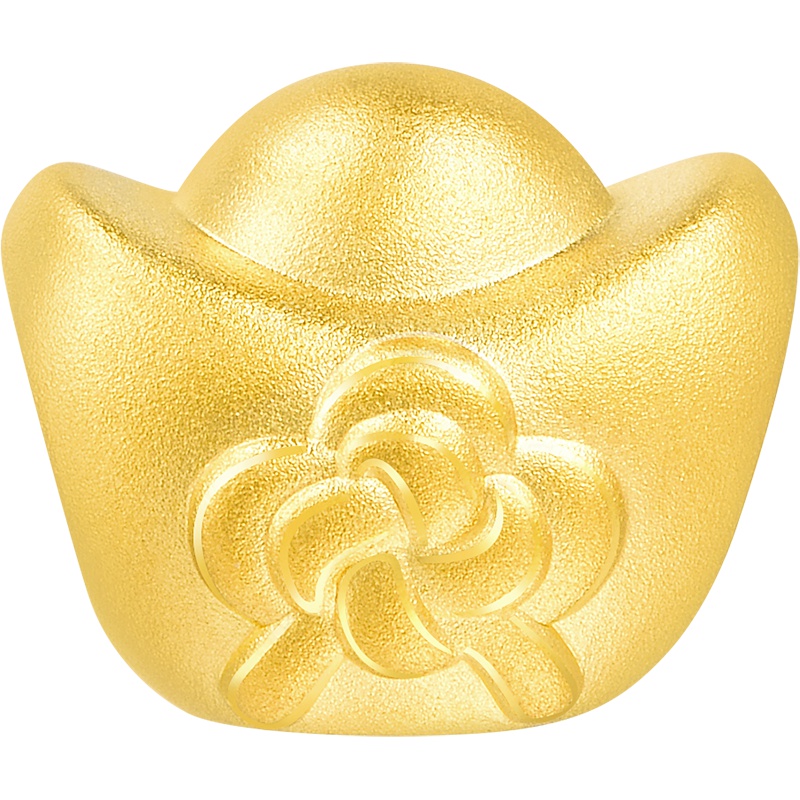 周生生(CHOWSANGSANG)黄金(足金)Charme串珠系列元宝转运珠 90838C 定价