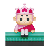 国博红彩金鱼纹系列包——化妆包