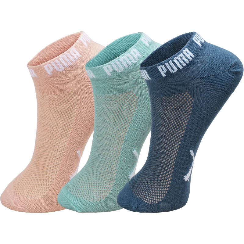 PUMA彪马袜子女士休闲薄款运动船袜3双装