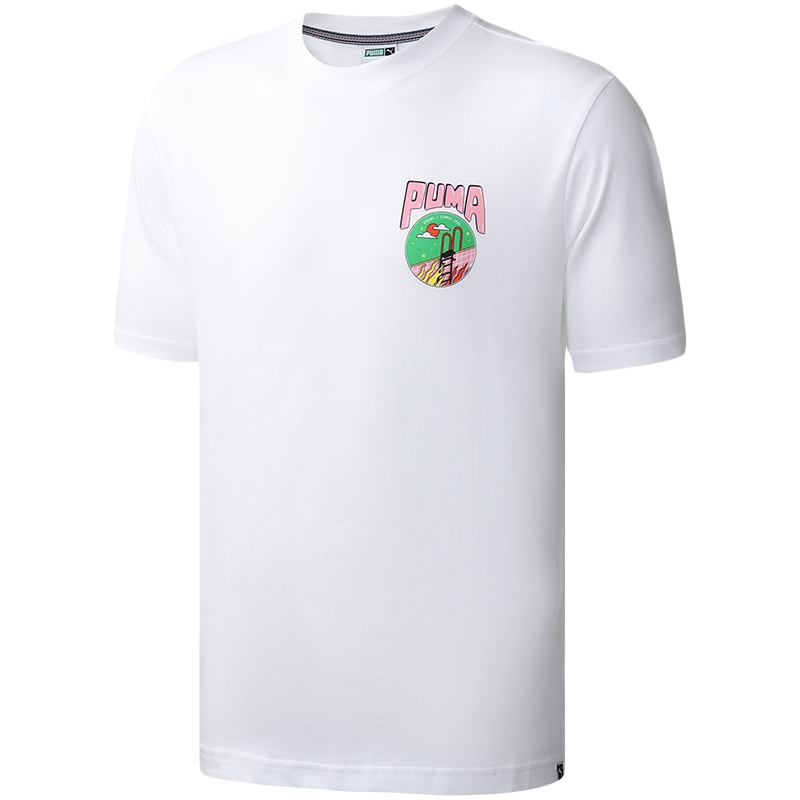 PUMA彪马男装运动服休闲圆领短袖T恤597337