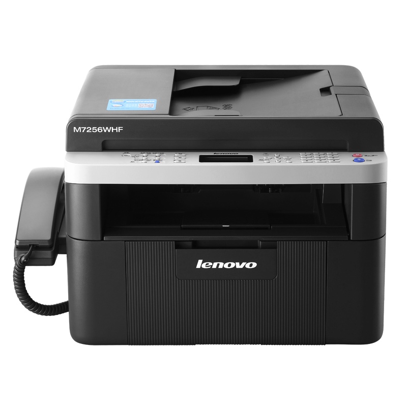 联想(Lenovo)M7256WHF 黑白激光无线WiFi打印多功能一体机 商用办公家用 (打印 复印 扫描 传真)