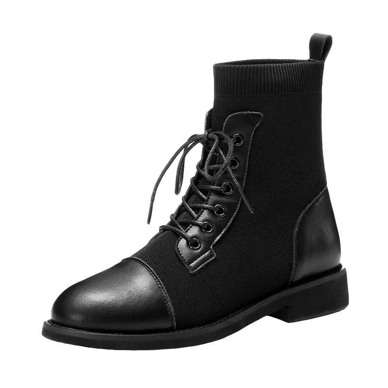 公猴马丁靴女英伦风2020新款短靴秋冬百搭网红瘦瘦鞋单靴袜靴