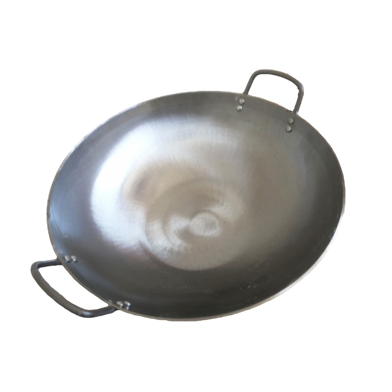 企购优品 不锈钢双耳炒锅边锅80