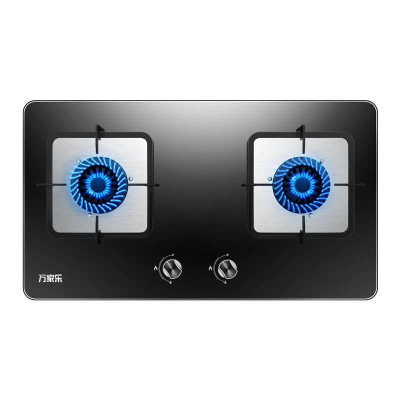 万家乐 燃气灶煤气灶灶台嵌两用灶具 4.2kw烈火燃气灶 煤气灶 钢化玻璃双灶嵌入式 液化气JZY-KA211B