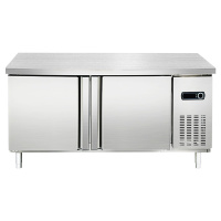 埃利斯(AILISI)1.5米双温不锈钢厨房工作台 商用冷柜 多功能酒店平冷冰柜 大容量奶茶店设备水吧台BCD-1.5L