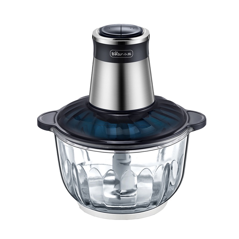 小熊(Bear)绞肉机2.5L超大容量 电动家用多功能搅拌机 食品级材质 打肉馅碎菜搅拌蒜泥料理机 QSJ-C04B1
