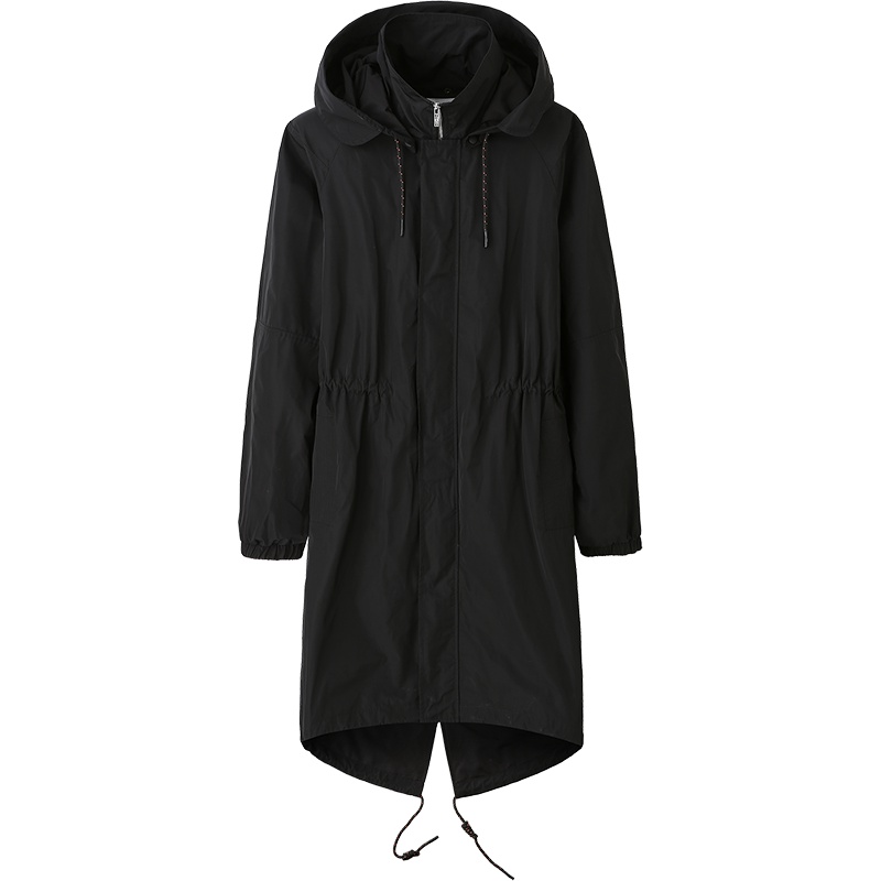 马克华菲男装春秋风衣长款宽松休闲外套中国风潮流上衣