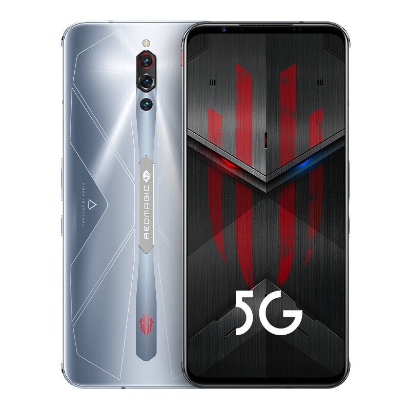 努比亚(nubia) 红魔5S 全网通 5G双模 8GB+128GB 冰封银翼 骁龙865 移动联通电信5G智能游戏电竞手机 红魔5S 5g游戏手机