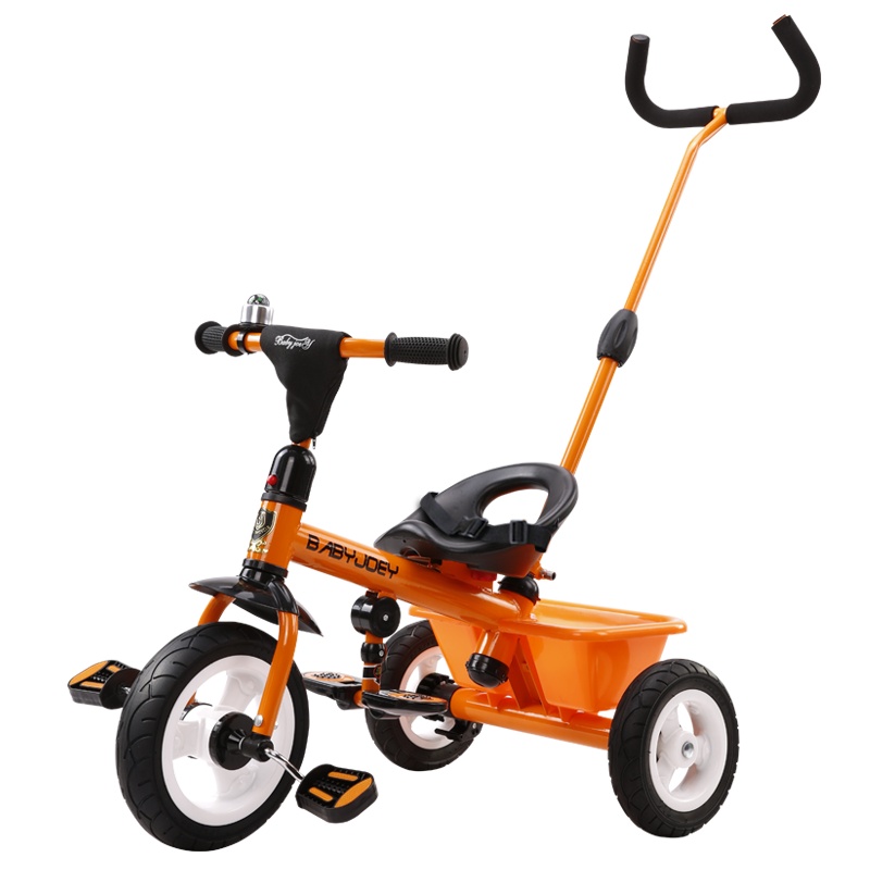 童车手推车 英国Babyjoey 儿童三轮车脚踏车1-3-5岁 简易自行多功能车 TT102 大黄蜂