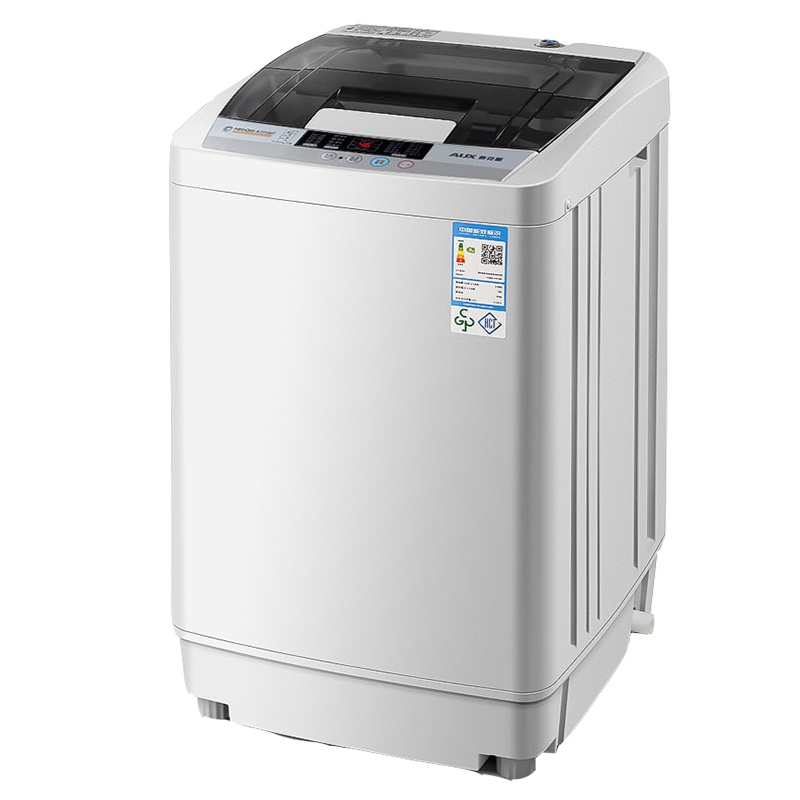 奥克斯(AUX)全自动洗衣机家用带热烘干迷你婴儿小型滚筒甩干宿舍 75热烘干波轮