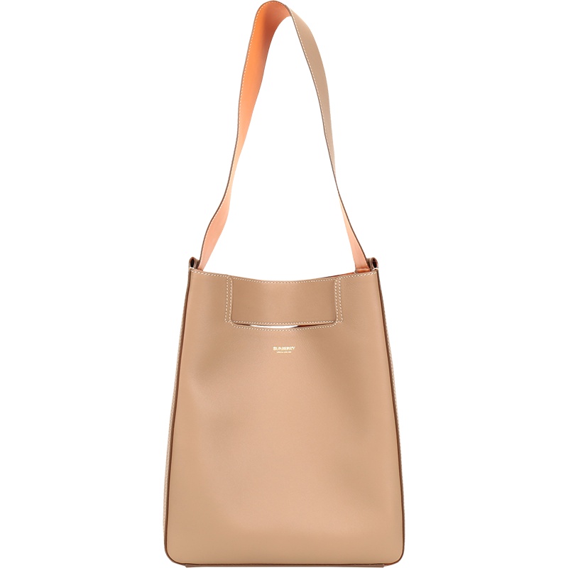 BURBERRY 博柏利 女款 牛皮Basket提篮包手提单肩包 80302261