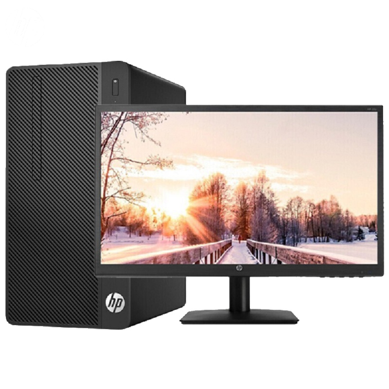 惠普(HP)288G4台式电脑 19.5寸(I5-8500 4G 1T 2G独显 无光驱 网络同传 WIN10H)