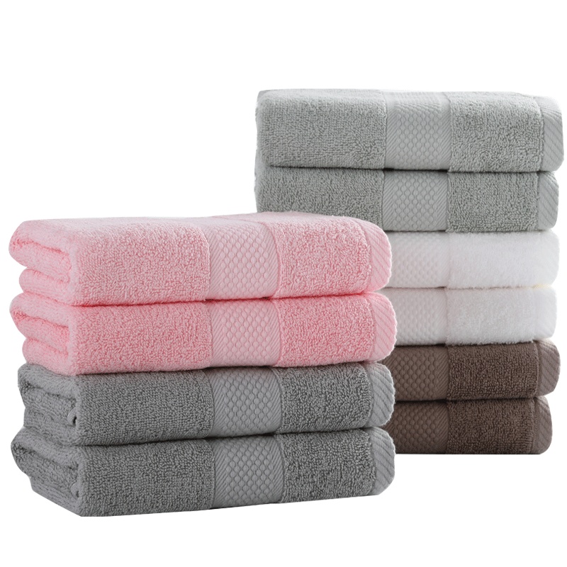 洁丽雅(grace)纯棉毛巾10条装柔软吸水家用面巾十条大号全棉情侣洗脸巾厚