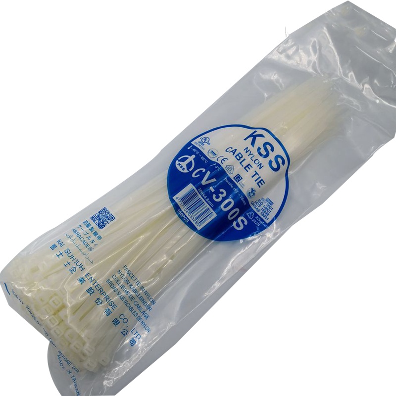 KSS尼龙扎线带束线带理线带扎线带 CV-200A 203*3.6mm 1包