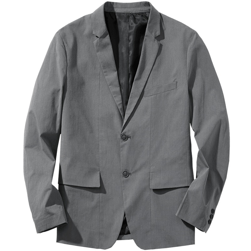 千纸鹤男士小西装外套2019春季新款休闲西服英伦风帅气便西35090