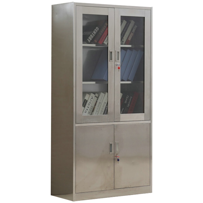 永格304不锈钢药品柜器械柜药品柜仪器柜麻醉柜文件柜中药柜无菌柜 通玻文件柜 304材质