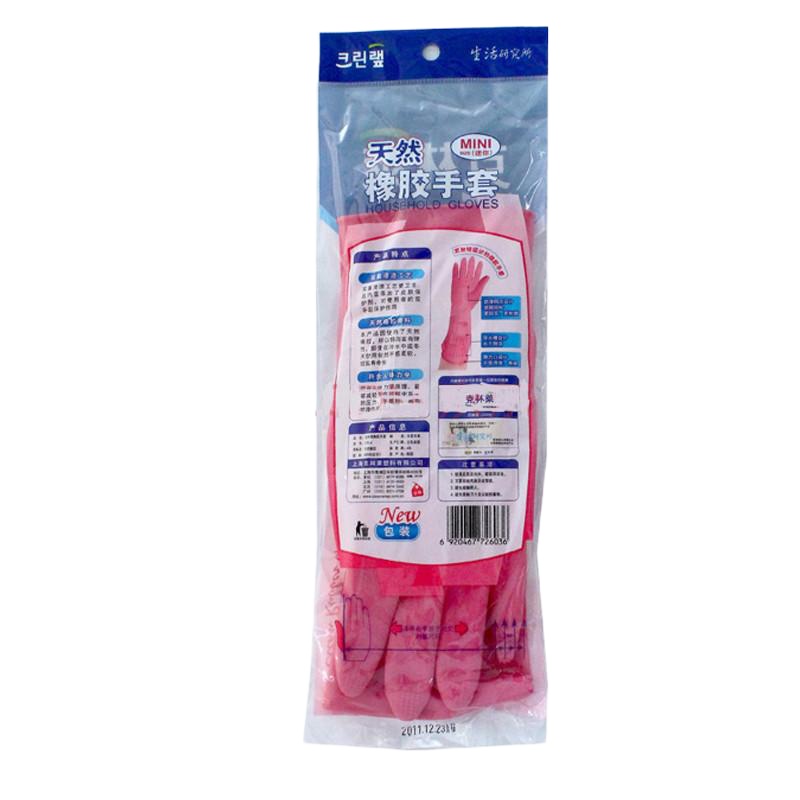 克林莱天然橡胶手套中长(M)CR-2