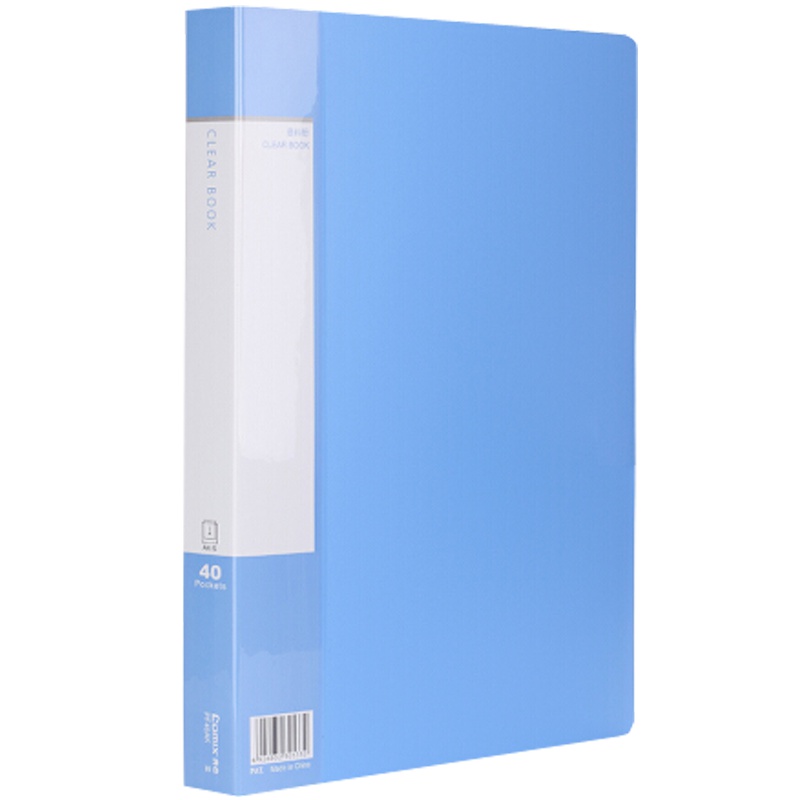 齐心(Comix) 40页资料册 PF40AK 蓝色