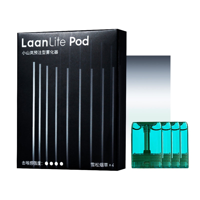 山岚(Laan)小山岚电子烟雾化器套装雾化芯防漏油绿豆冰沙