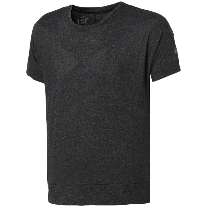 ASICS亚瑟士男子短袖T恤训练健身跑步运动服2031A031-001 L 2031A031-001深灰色
