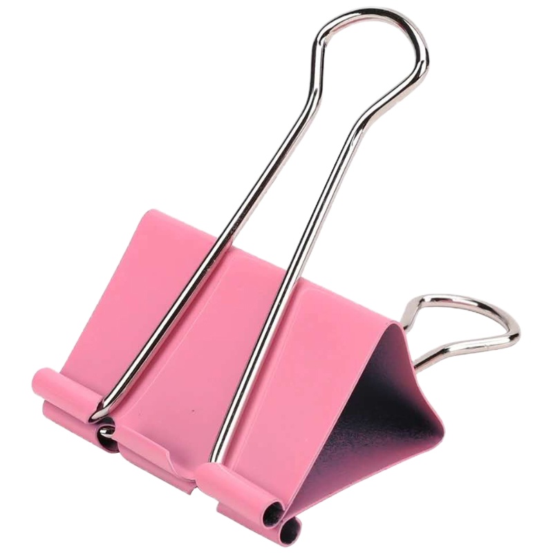 得力4#筒装彩色长尾票夹(25mm/48pcs) 8554ES