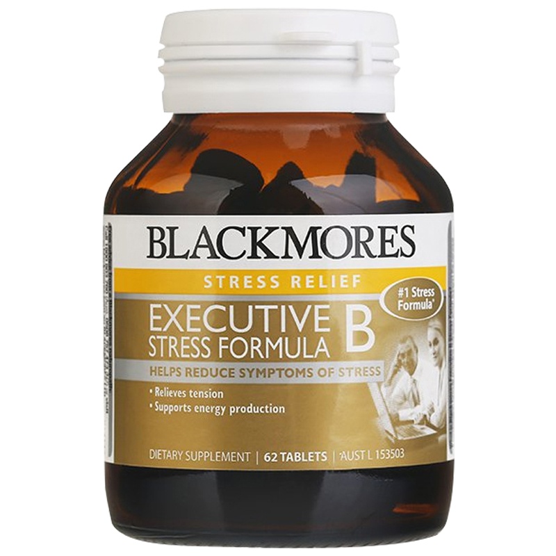 BLACKMORES 澳佳宝 行政人员B族减压配方 62粒/瓶 澳洲进口 复合维生素B 97克