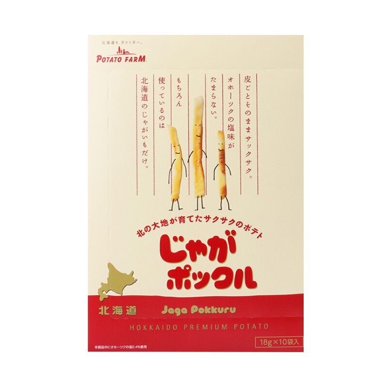 Calbee卡乐比牌JagaPokkuru北海道薯条(膨化食品)180g