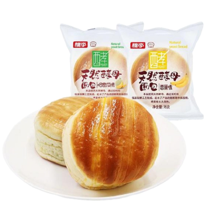 桃李天然酵母面包(香蕉味味)75g