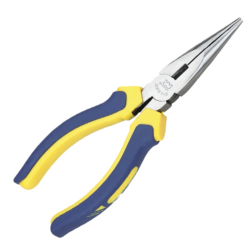 长城(THE GREAT WALL)绝缘柄带刃 160 长城精工欧式尖嘴钳尖嘴钳尖头钳电工剥线钳6寸 212046