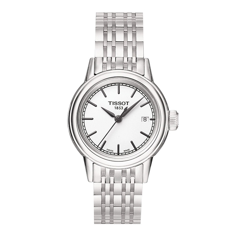 Tissot天梭卡森系列钢带女士石英表T085.210.11.011.00