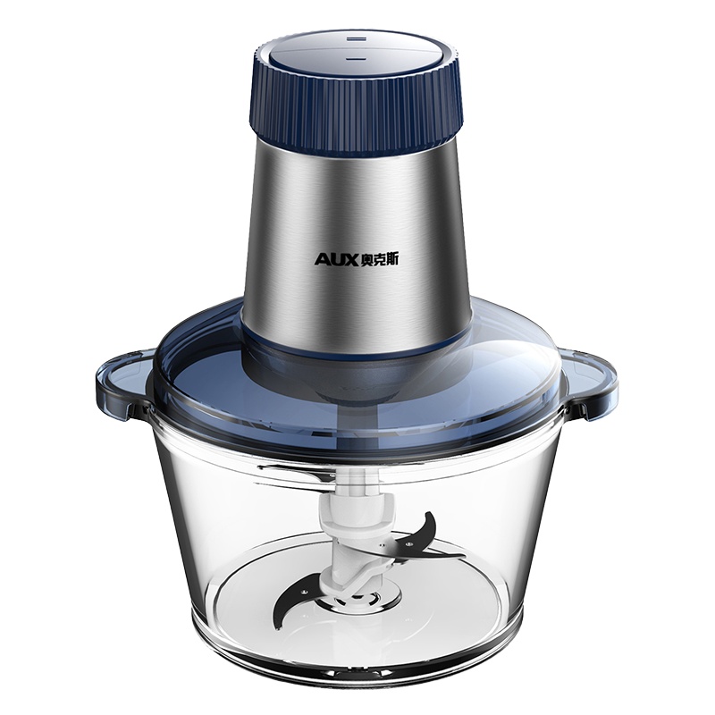 奥克斯(AUX)HX-J3128 绞肉机 家用多功能绞馅机 饺子料理机 辅食搅拌机 碎肉机 电动打肉搅肉机 切菜蒜蓉机