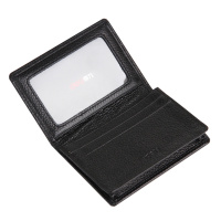 得力 7625 名片夹/名片包 男女款时尚商务名片册 牛皮质感便携大容量30张