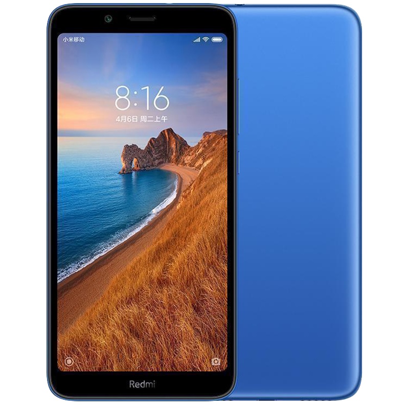 小米 (MI) Redmi  7A 4000mAh超长续航 AI人脸解锁  2GB+32GB 晨曦蓝 大电量大音量拍照游戏智能手机 双卡双待 小米 红米移动联通电信全网通4G手机