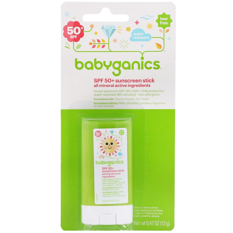 美国甘尼克宝贝(BabyGanics) 天然矿物儿童防晒棒SPF5013g