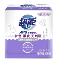 超能87超能8764薰衣草香水透明皂洗衣皂 160g* 2/包 ( 包装随机)