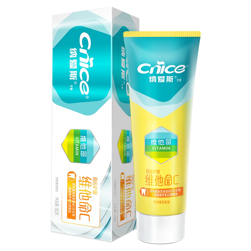 纳爱斯维他命C牙膏90g