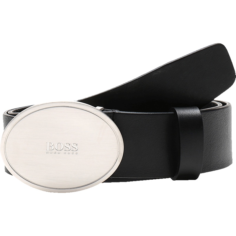 HUGO BOSS 雨果博斯 男士牛皮板扣式腰带皮带 50424874
