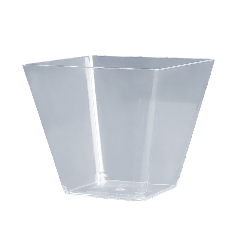 [200ml 木糠杯带盖 100个 两箱装]一次性PS塑料布丁杯慕斯杯木糠杯甜品杯果冻杯提拉米苏