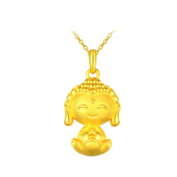 老庙 999足金红绳转运珠雪花款 祈福祝福生日 送礼 宝宝百天定价产品 转运珠-雪花(约0.38g)