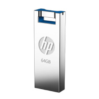 惠普(hp)v295w 64G u盘刻字创意纪念品展会企业logo个性化自定义金属U盘定制