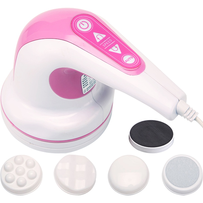 安尚智能电脑版按摩器手持式按摩仪腰部腿部颈椎腰椎电动旋转震动腰带全身刮痧机振动电动电子带非瘦身腰带经络捶背揉捏震动仪