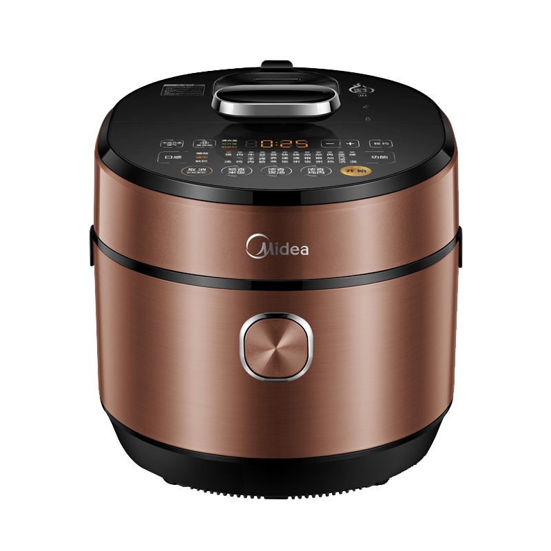 美的(Midea)电压力锅5升玄钢厚釜 IH大火力 浓香翻滚电高压锅MY-HT5070P