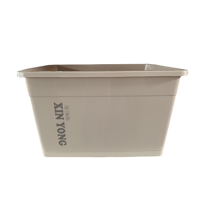 万事乐6003加厚整理箱收纳箱 衣服杂物储物箱 蓝/浅咖/粉三色随机发