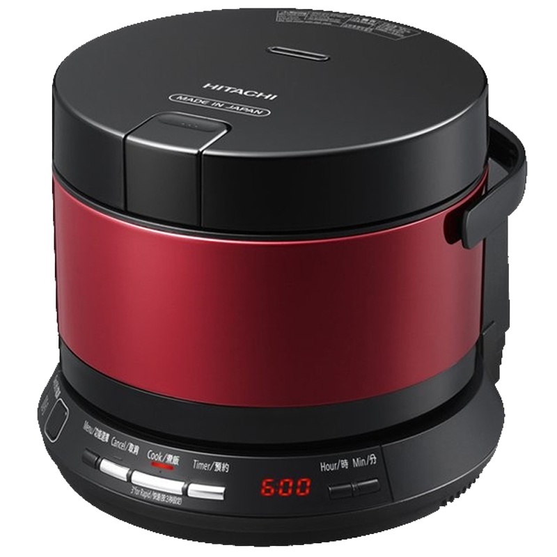 日立(HITACHI)电饭煲RZ-WS2Y-R 2L(1~2人食)蒸汽IH加热电饭锅 国际版电压220V 原装日本进口