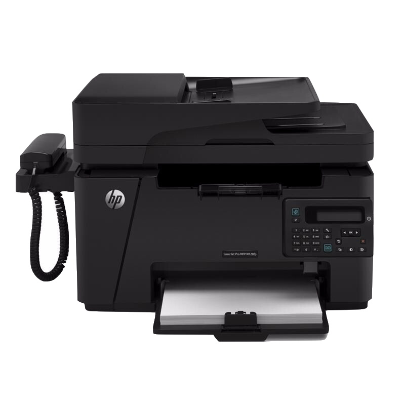 惠普(HP)LaserJet Pro MFP M128fp黑白A4激光一体机(打印 复印 扫描 传真)(尊享服务L)