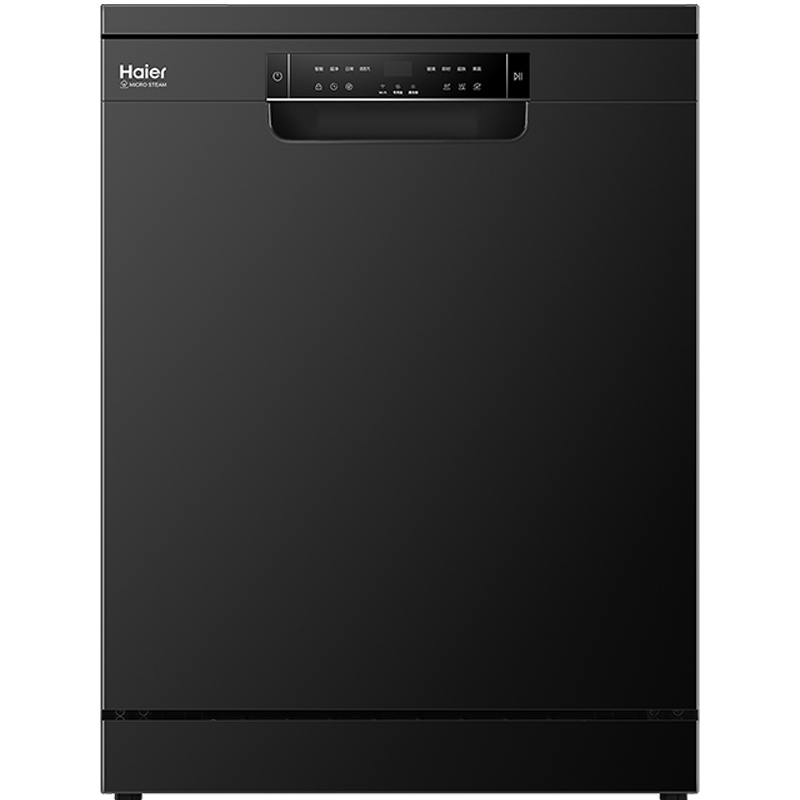 PIUS版海尔(Haier)13套家用嵌入式洗碗机80℃高温微蒸汽消毒除菌全自动智能刷碗机EYW13028BKSNU1